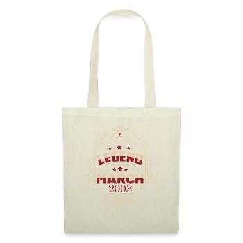 20e anniversaire Mars 2003 - Sac en tissu - nature - Devant
