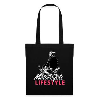 Motorcycle Lifestyle / Moto / moto biker - Sac en tissu - noir - Devant
