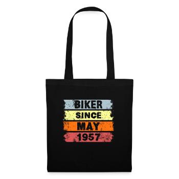 Biker since May 1957 - Birthday - Tote Bag - black - Front