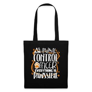 Animal Control Officer Everything Is Pawssible - Tote Bag - black - Front
