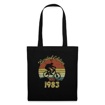 Anniversaire Vélo Vélo Mai 1983 - Sac en tissu - noir - Devant