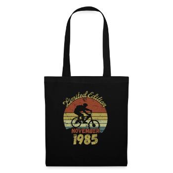 Anniversaire Vélo Vélo Novermber 1985 - Sac en tissu - noir - Devant