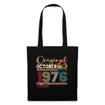 Original October 1976 46th Birthday Gift Cool - Tote Bag - black - Front