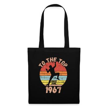 Anniversaire Escalade Bouldering depuis juin 1967 - Sac en tissu - noir - Devant