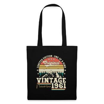 Original November 1961 61st birthday gift - Tote Bag - black - Front