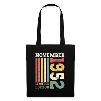 Original November 1952 70th birthday gift - Tote Bag - black - Front