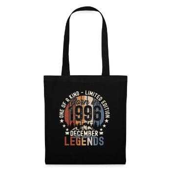 Original December 1996 26th Birthday Gift - Tote Bag - black - Front