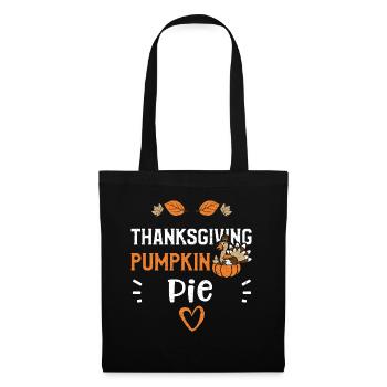Thanksgiving Pumpkin Pie - Tote Bag - black - Front