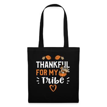 Thankful For My Tribe - Tote Bag - black - Front