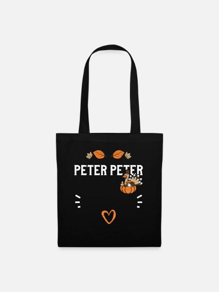 Peter Peter - Thanksgiving - Stoffbeutel - Schwarz