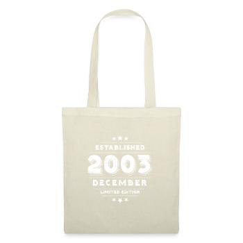 Birthday in December 2003 - December - Tote Bag - nature - Front
