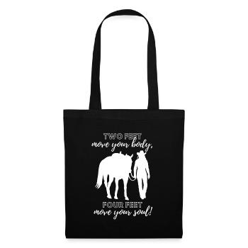 Move your soul - Tote Bag - black - Front