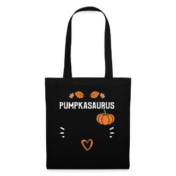 Pumpkasaurus - Pumpkin - Tote Bag - black - Front