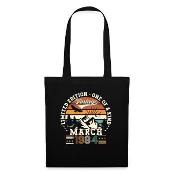 39th birthday Mann Original March Born 1984 - Tote Bag - black - Front