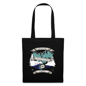Pêche - Trouvez votre paix sur l’eau allez pêcher - Sac en tissu - noir - Devant