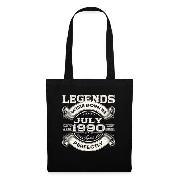 33rd Birthday Man Legendary July Born 1990 - Tote Bag - black - Front