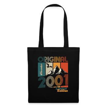 22nd Birthday Original November Vintage 2001 - Tote Bag - black - Front
