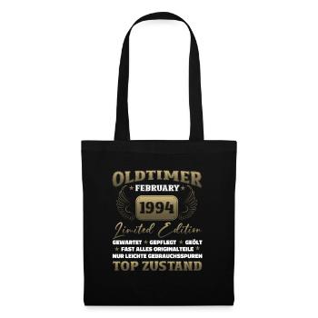 30th Birthday Classic Car February Vintage 1994 - Tote Bag - black - Front