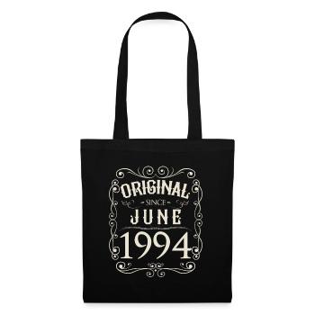 Vintage - Original depuis l'anniversaire de juin 1994 - Sac en tissu - noir - Devant