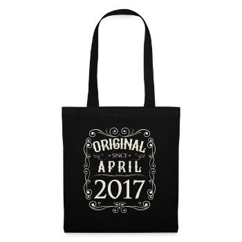 Vintage - Original depuis l'anniversaire d'avril 2017 - Sac en tissu - noir - Devant
