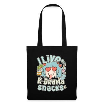 Korean Drama Enthusiast Exclusive Collection Gifts - Stoffbeutel - Schwarz - Vorne