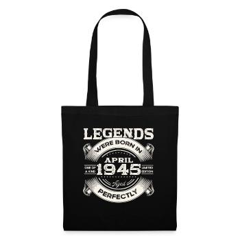 79e cadeau d’anniversaire mari légendaire depuis 1945 - Sac en tissu - noir - Devant
