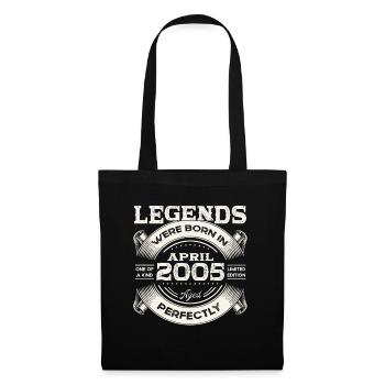 19th Birthday Gift Husband Legendary Since 2005 - Tote Bag - black - Front