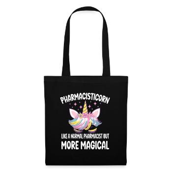 Pharmacisticorn like a normal Pharma gifts - Stoffbeutel - Schwarz - Vorne