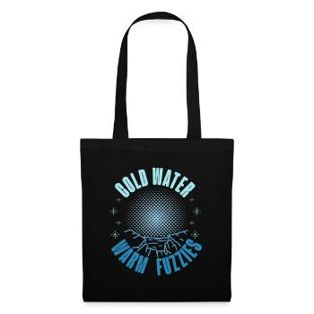 Natation sur glace eau froide chaud flous glace cadeau - Sac en tissu - noir - Devant