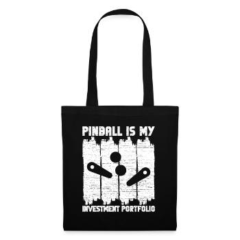 Le flipper est mon portefeuille d’investissement flipper - Sac en tissu - noir - Devant