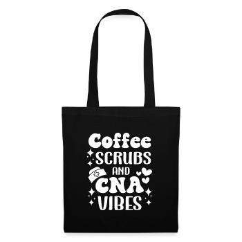 CNA Nursing Quotes Certified Nurse Assistant Gifts - Stoffbeutel - Schwarz - Vorne