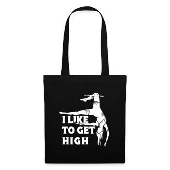 Circus Graphic I Like To Get High Gifts - Tote Bag - black - Front