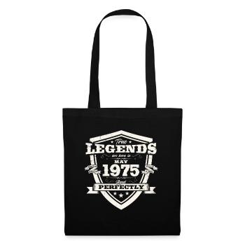 Légendes Mai 1975 Millésime 1975 Anniversaire 1975 - Sac en tissu - noir - Devant