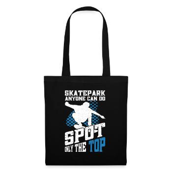 Skateboard Art For Boys Girls Men Skateboard Gifts - Tote Bag - black - Front