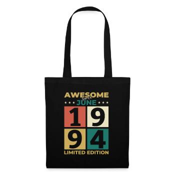Original June 1994 Vintage 1994 Birthday 1994 - Tote Bag - black - Front
