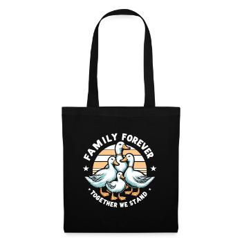 Family Forever Ducks - Together We Stand - Tote Bag - black - Front