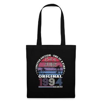 Original juin 1994 Né en 1994 30e anniversaire 94 - Sac en tissu - noir - Devant