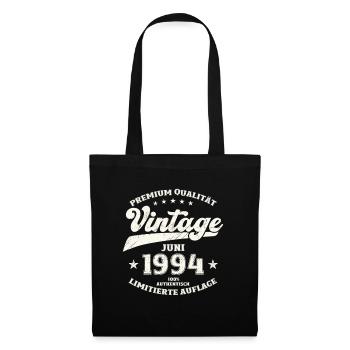 Original Juin 1994 Né en 1994 30e anniversaire 94 - Sac en tissu - noir - Devant
