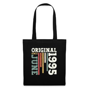 Original June 1995 Born 1995 29th Birthday 95 - Tote Bag - black - Front