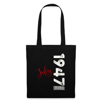 77th Birthday Original July 1947 Born 1947 - Tote Bag - black - Front