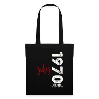 55th Birthday Legendary July 1970 Vintage 1970 - Tote Bag - black - Front
