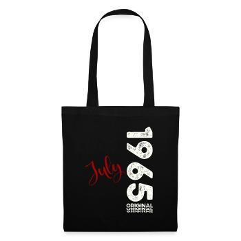 60ème anniversaire Original Juillet 1965 Millésime 1965 - Sac en tissu - noir - Devant