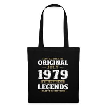 45th Birthday Original 1979 Vintage 1979 - Tote Bag - black - Front