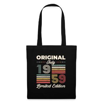 65th Birthday, Born 1959 ORIGINAL 1959 - Tote Bag - black - Front