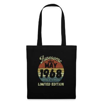 Awesome since May 1968 - Birthday - Tote Bag - black - Front