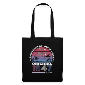 77th Birthday Original July 1947 Born 1947 - Tote Bag - black - Front