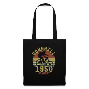 Birthday Downhill Bike Bike January 1950 - Tote Bag - black - Front