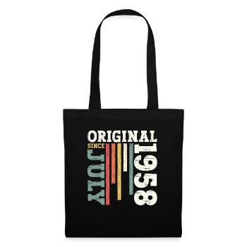 Original 1958 Vintage 1958 Birthday 1958 - Tote Bag - black - Front