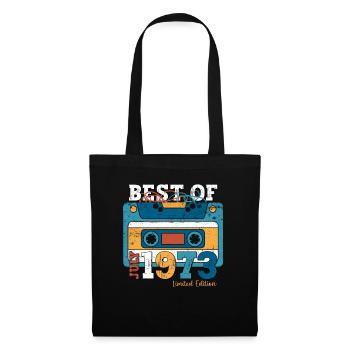 Cassette 51ème anniversaire Juillet 1973 Millésime 1973 - Sac en tissu - noir - Devant