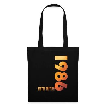 38ème Anniversaire Original 1986 Millésime 1986 - Sac en tissu - noir - Devant